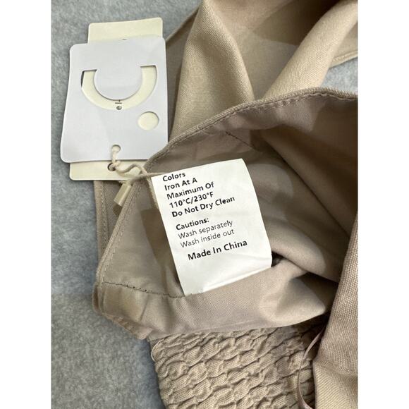 NWT. Commence Khaki Cotton and Linen Cross Halter Tank -Size XS - Picture 11 of 12